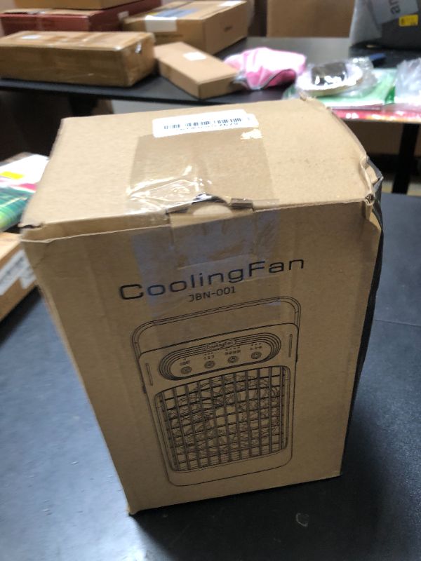 Photo 1 of Small Portable Air Conditioner, LEAEYFE 3 Higher Speeds With 800ml Extra Large Water Tank, 120° Oscillating Mini Cooler Works Within 9 Feet, 2/8 Hour Timer,For Desk, Home, bed and Living Room