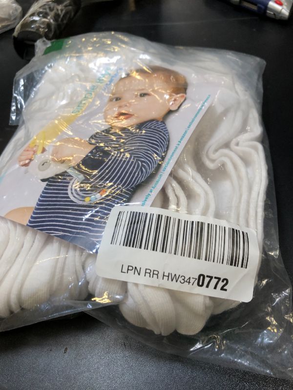 Photo 1 of Simple Joys by Carter's Baby 12-Pack Socks, White Crew, 4-5T