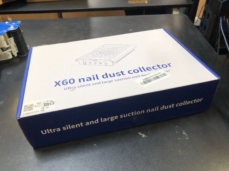 Photo 1 of Delanie Cordless Nail Dust Collector for Nail Tech, Professional Rechargeable Portable Vacuum Nail Fan with Reusable Filter, White