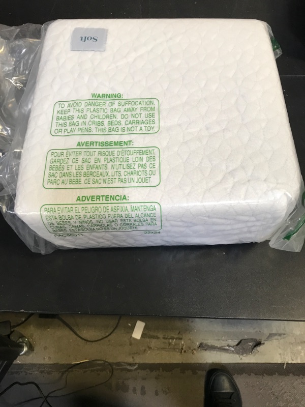 Photo 1 of HARBOREST Cooling Cube Pillow - Side Sleeper Pillow for Neck and Shoulder Pain, Memory Foam Pillow Cube Pro with Adjustable Firmness,12"x12"x5"