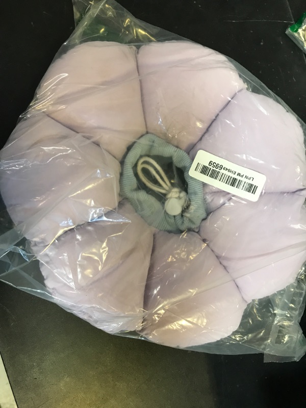 Photo 1 of Cat Cone Collar,Cute Waterproof Cat Recovery Collar,Anti-Bite Lick Wound Healing Safety Elizabethan e Collar for Cats,Purple Flower All-Season Style…