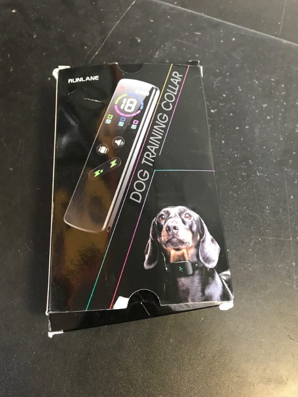 Photo 1 of Dog Training Collar with Remote - Runlane IP67 Waterproof 2680FT Dog Shock Collar for Small Medium Large Dogs 8-120lbs Rechargeable E-Collar 4 Training Modes