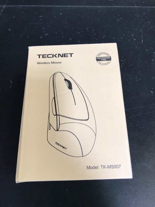 Photo 1 of TECKNET Ergonomic Mouse Wireless, Rechargeable Mouse Wireless Silent for Carpal Tunnel Right Hand, 2.4GHz USB Vertical Mouse Wireless for Laptop, 5 Adjustable 4800 DPI, Computer, MacBook, Desktop