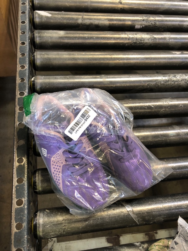 Photo 1 of DREAM PAIRS Boys Girls Soccer Cleats Youth Firm Groud Athletic Outdoor Trainning Football Shoes for Little/Big Kid,Size 2.5 Little Kid,Pink/Purple,HZ19003K