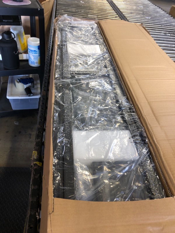 Photo 1 of ZINUS GOOD DESIGN Award Winner Justina Metal Mattress Foundation, 16 Inch Platform Bed, No Box Spring Needed, King, Navy