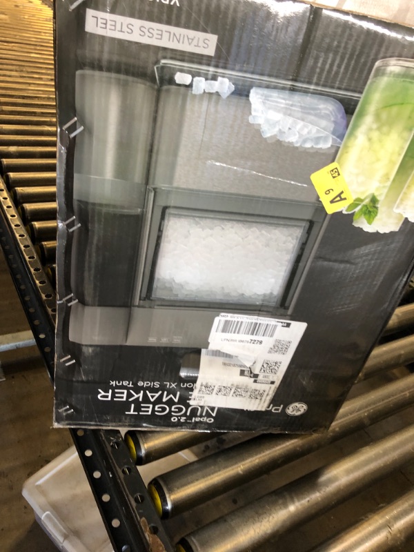 Photo 1 of USED-----GE Profile Opal 2.0 XL with 1 Gallon Tank, Chewable Crunchable Countertop Nugget Ice Maker, Scoop included, 38 lbs in 24 hours, Pellet Ice Machine with WiFi & Smart Connected, Stainless Steel