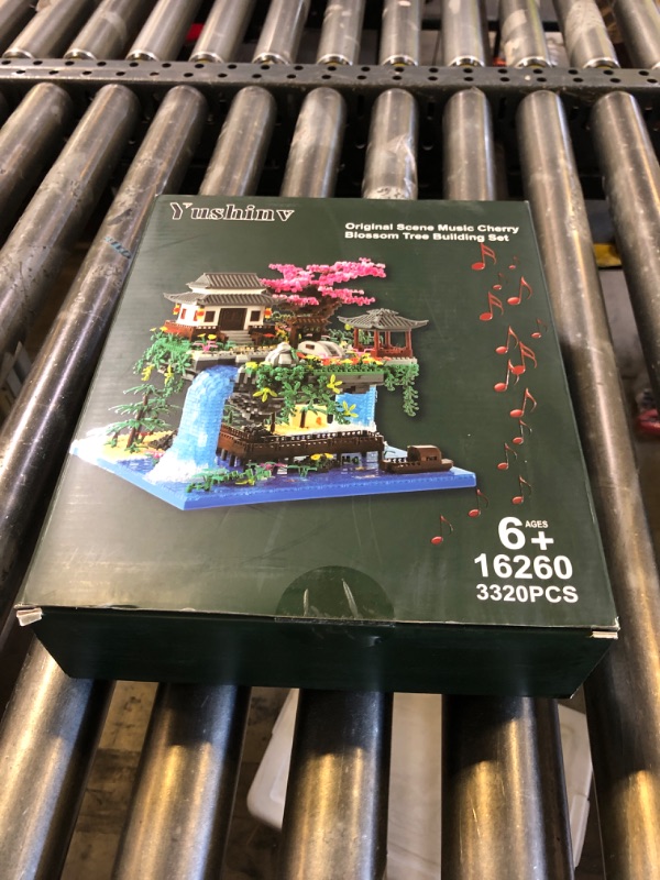 Photo 1 of Cherry Blossom Tree Building Set with Gift Box, Original Music Cherry Blossom Tree House(Type :Symphony), Japanese Sakura Tree House Lights Building Kit?3320 Pcs, Cherry Bonsai Tree Building Set.