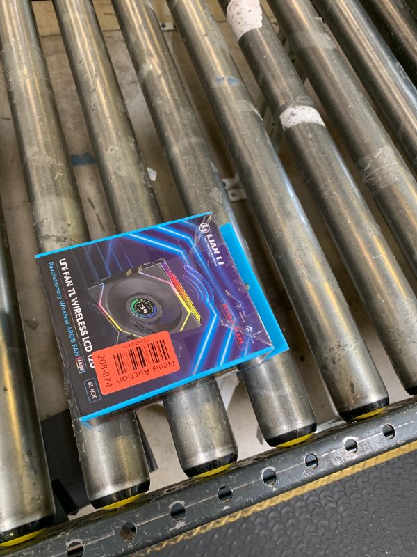 Photo 1 of Lian Li UNI Fan TL - LCD Wireless 120 - Single Pack (Reverse Blade) - 2.4 GHz Wireless Signal RGB & Case Fan - Infinity Mirror - LCD Display - Controller NOT Included & Required - Black (12RTLLCD1W1B)