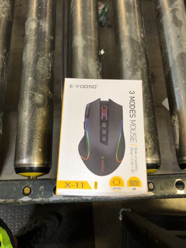 Photo 1 of Redragon M810 Pro Wireless Gaming Mouse, 10000 DPI Wired/Wireless Gamer Mouse w/Rapid Fire Key, 8 Macro Buttons, 45-Hour Reliable Power Capacity and RGB Backlit for PC/Mac/Laptop