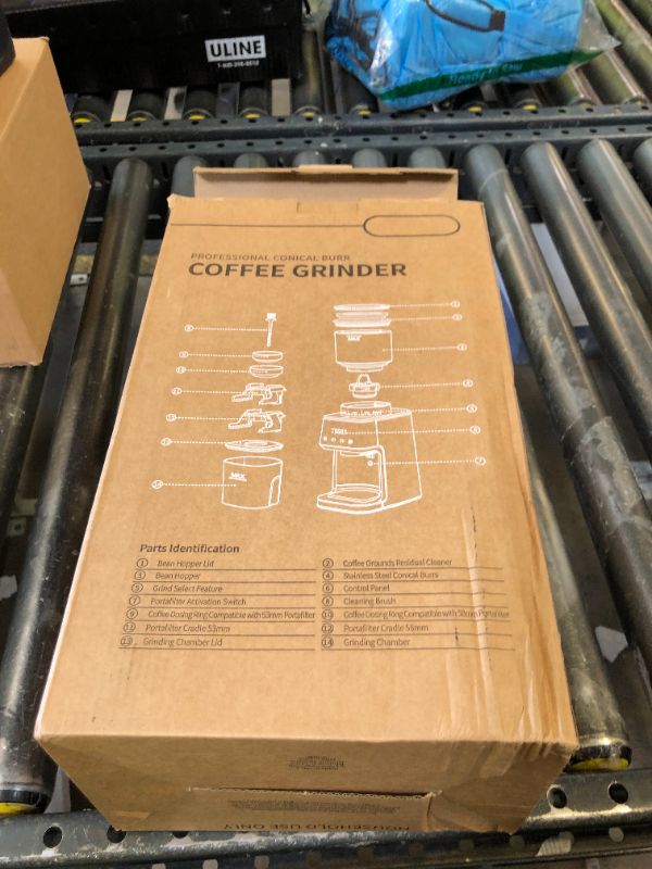 Photo 1 of SHARDOR Conical Burr Espresso Coffee Grinder Electric with Precision Timer 2.0, Touchscreen Adjustable Burr Mill with 51 Precise Settings for Home Use, Anti-static, Stainless Steel