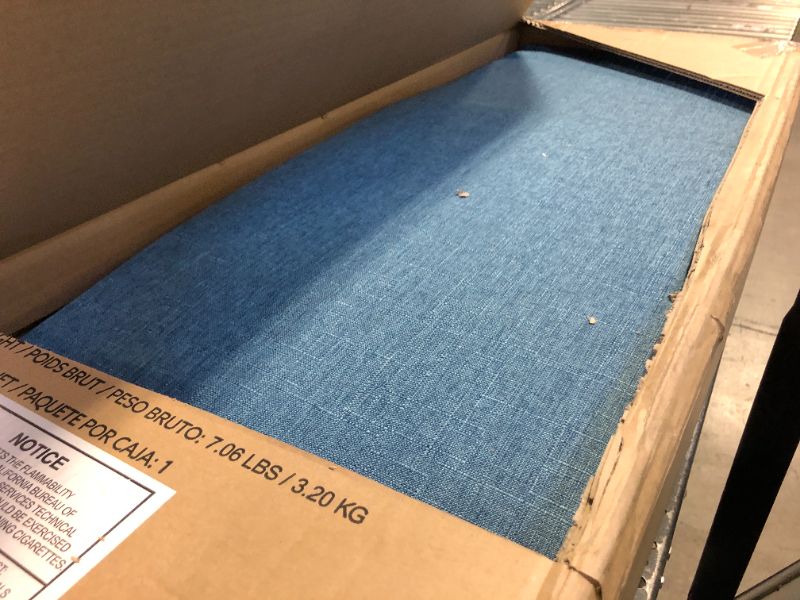 Photo 1 of Linon Home Décor Polyester Linon Vintage Blue, Nook NOT Included 3026S
