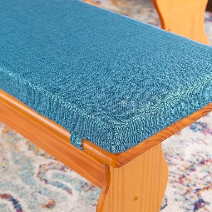 Photo 1 of Linon Home Décor Polyester Linon Vintage Blue, Nook NOT Included 3026S