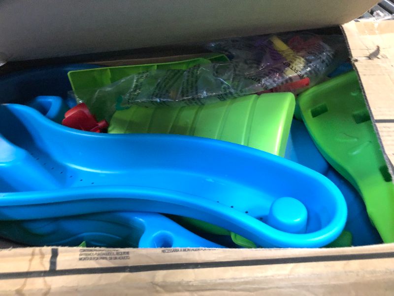 Photo 1 of Step2 Rain Showers Splash Pond Toddler Water Table, Kids Water and Sand Activity Sensory Playset, Summer Outdoor Toys, 13 Piece Toy Accessories, For Toddles 1.5+ Years Old