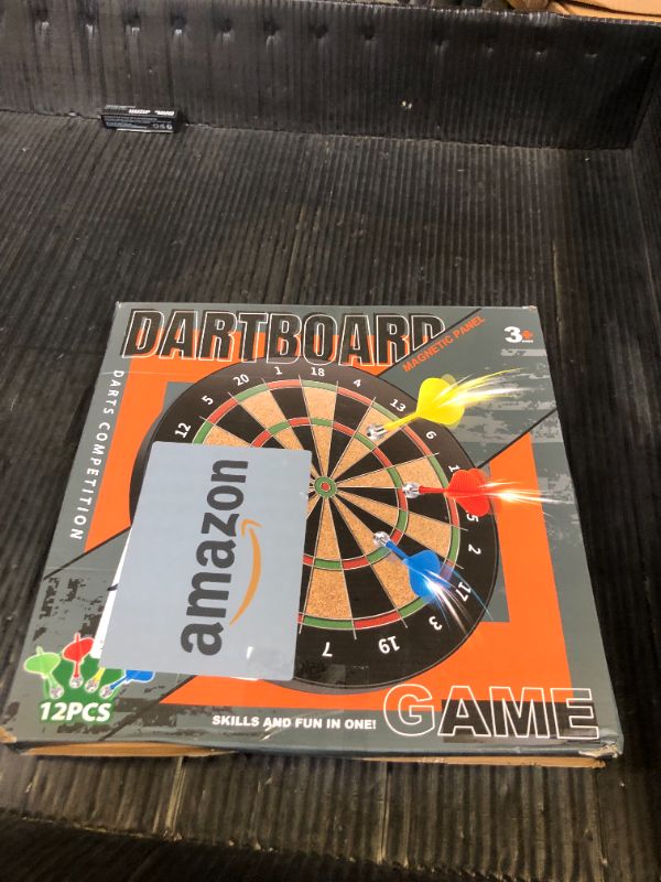 Photo 1 of Magnetic Dart Board for Kids - 12pcs Magnetic Darts, Indoor/Outdoor Kids Games and Party Games, Christmas Birthday Gifts Toys for 3-12 Year Old Boys