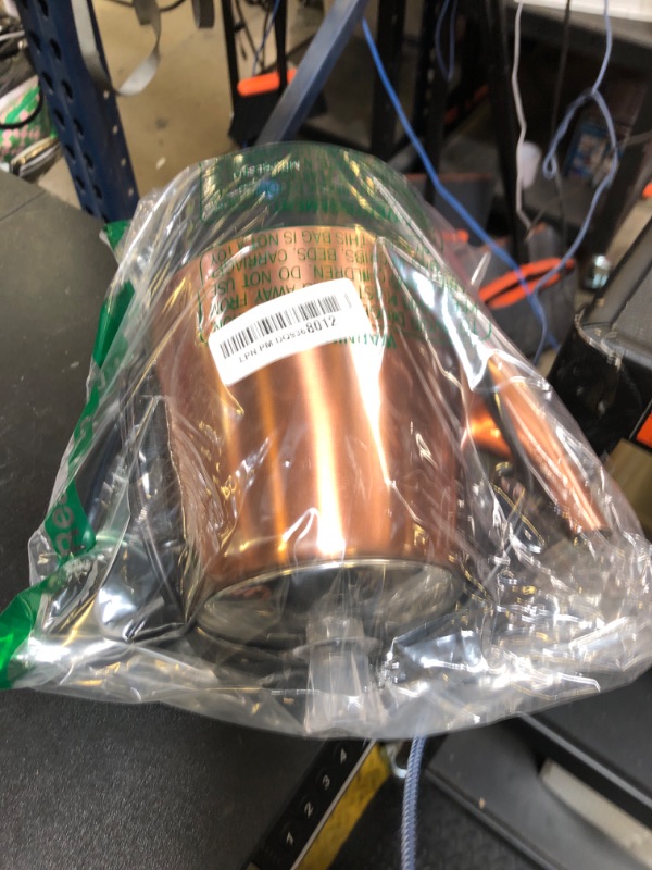 Photo 1 of Mixpresso Electric Coffee Percolator Copper Body with Stainless Steel Lids Coffee Maker, Percolator Electric Pot - 4 Cups, Copper Camping Coffee Pot