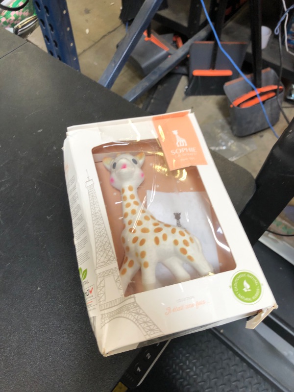 Photo 1 of Sophie la girafe | Handcrafted for 60 Years in France | 100% Natural Rubber | Designed for Teething Babies | Awaken All 5 Senses | Easy to Clean | Pack of 1