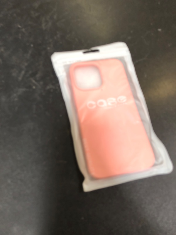 Photo 1 of oakxco Silicone Case for iPhone 13 Pro Case Magnetic, Compatible with Magsafe Wireless Charging, Slim Thin Soft Rubber Gel, Girly Cute Aesthetic Trendy Hard Shell Mag Safe Cover for Women, PINK