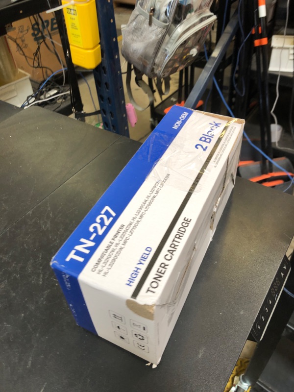 Photo 1 of TN 227 Toner Cartridge Replacement for Brother TN227 TN223 Toner TN-227 Black Compatible for MFC-L3770CDW MFC-L3750CDW MFC-L3710CW HL-L3210CW Printer