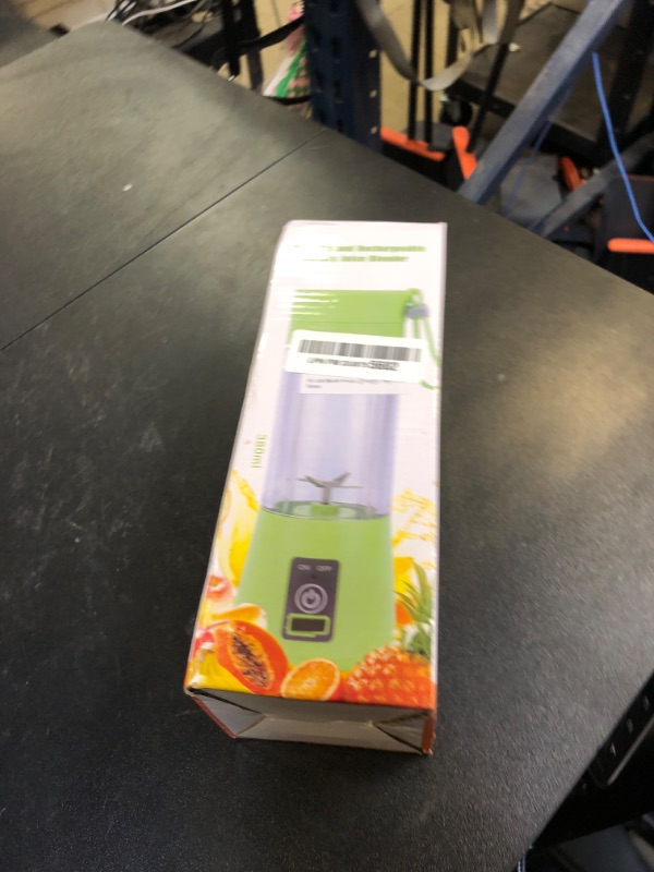 Photo 1 of Portable Blender for Smoothies & Shakes - Cordless Personal Size Blender with 6 Blades, 380Ml Juice Cup, Lightweight & Rechargeable, Freshly Squeezed for Picnic/Sprots/Office