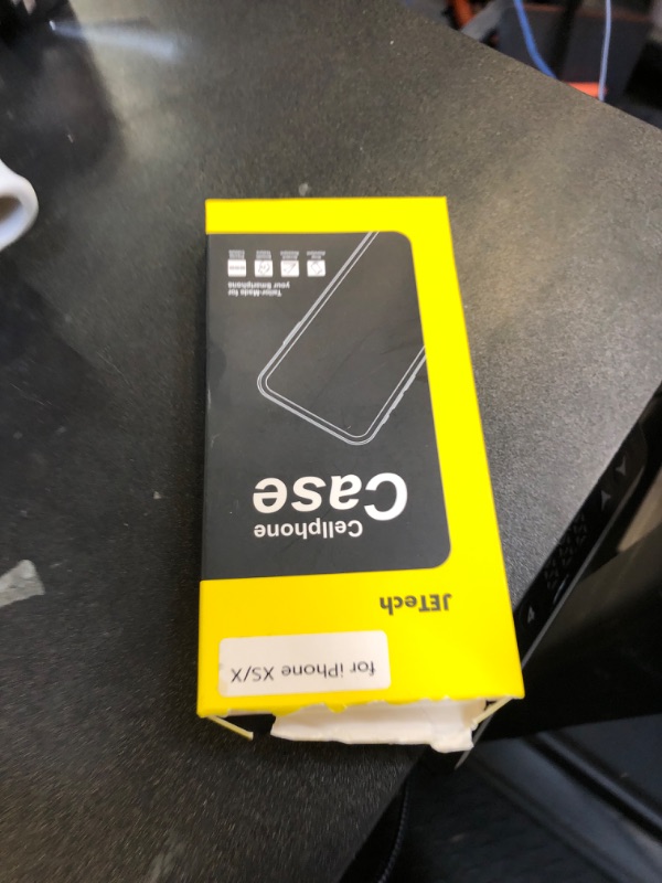 Photo 1 of JETech Case for iPhone Xs and iPhone X 5.8-Inch, Non-Yellowing Shockproof Phone Bumper Cover, Anti-Scratch Clear Back (Clear)