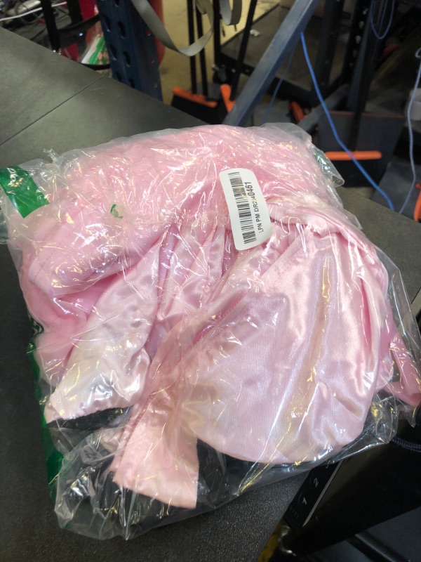 Photo 1 of Lixinya Child Girls Pink Satin Ladys Jacket 50S Pink Satin Jacket Halloween Costumes Little Girls' Coat Size 6-14
