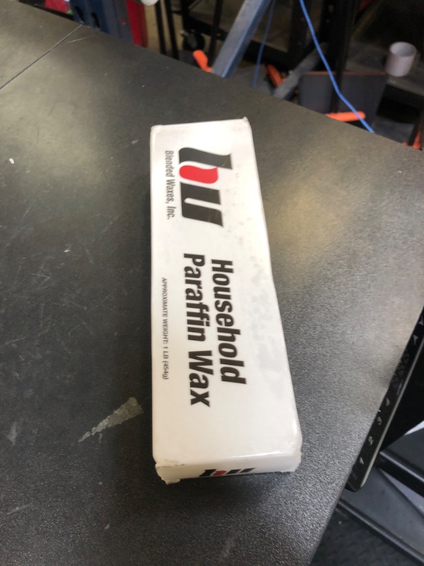 Photo 1 of Blended Waxes, Inc. Paraffin Wax Block - Household Paraffin Wax for Canning, Candle Making, Waterproofing, Metal Preservation, and a Variety of Other Applications (1lb. Block - 1 Block)