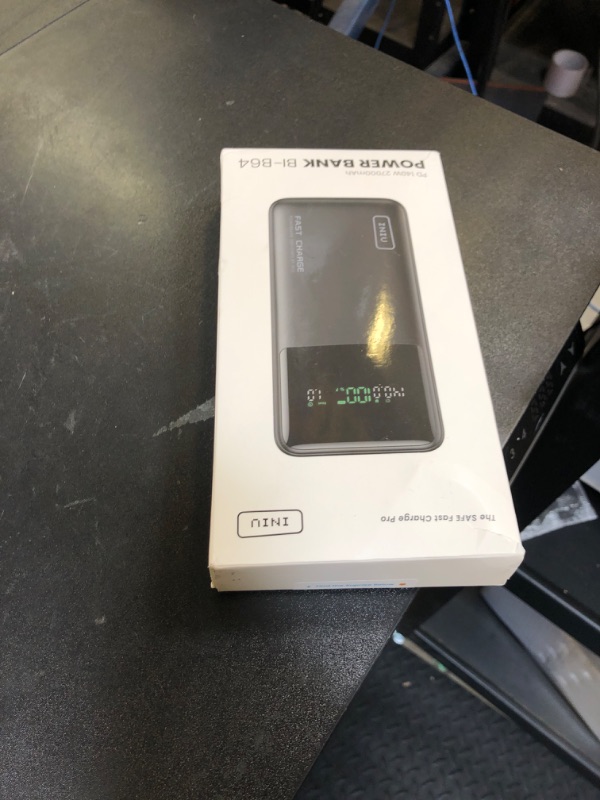 Photo 1 of INIU 140W Power Bank, 27000mAh High Capacity Laptop Portable Charger, USB C in&Out Tablet Powerbank, Digital Display Phone Charger, Travel Charger Compatible with iPhone 16, iPad, MacBook, Laptop etc.