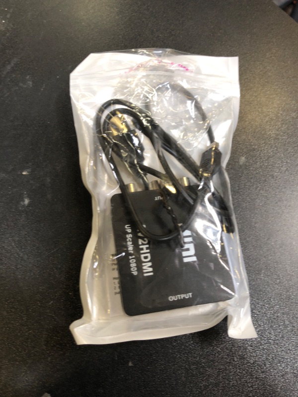 Photo 1 of BD&M AV to HDMI Converter, RCA to HDMI Adapter, Composite CVBS Video Audio Support PAL/NTSC for TV/PC/ PS3/ STB/Xbox VHS/VCR/Blue-Ray DVD Players