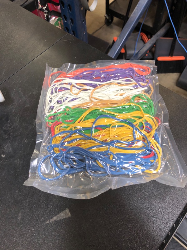 Photo 1 of Mr. Pen- Large Rubber Bands, 100 Pack, Assorted Colors, Extra Long 7 Inch Office Supplies