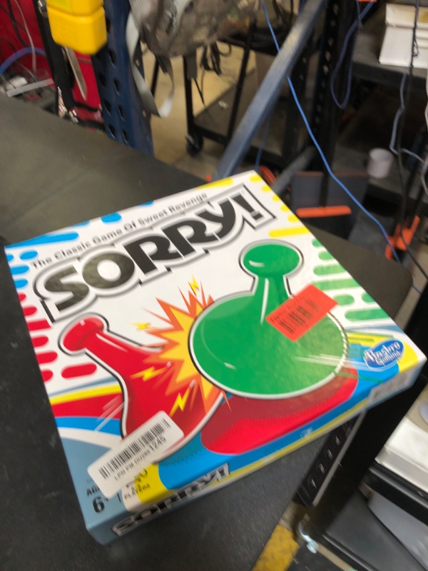Photo 1 of Sorry! Kids Board Game, Family Board Games for Kids and Adults, 2 to 4 Players, Family Games, Kids Games, Ages 6 and Up