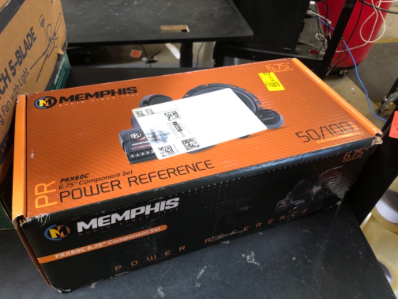 Photo 1 of Memphis Audio PRX60C Power Reference Series 6.5" Oversize Component Speakers with 1" Tweeters - Pair