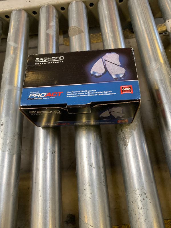 Photo 1 of Akebono-ACT905A Ultra-Premium Ceramic Rear Disc Brake Pads GREY