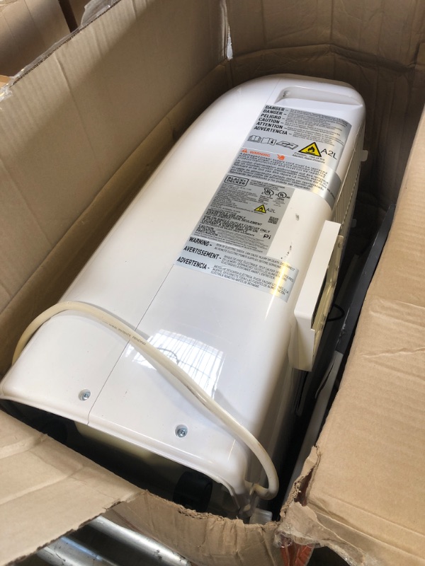 Photo 1 of BLACK+DECKER Smart Portable Air Conditioner, 12,000 BTU for Rooms up to 550 Sq. Ft., Smart Portable AC with Follow Me Remote and Window Kit, BPACT12WT, White
