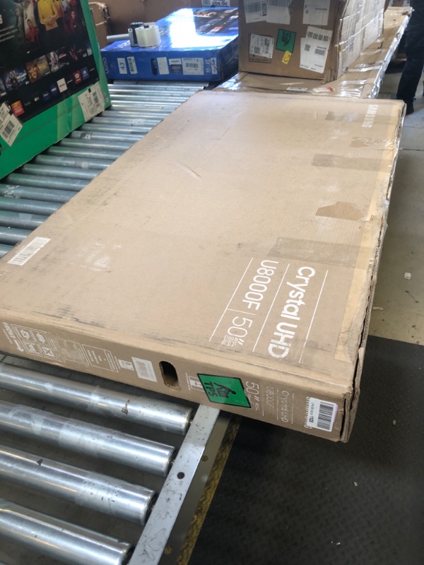 Photo 1 of Samsung 50-Inch Class Crystal UHD U8000F 4K Smart TV (2025 Model) Endless Free Content, Crystal Processor 4K, MetalStream Design, Knox Security, Alexa Built-in