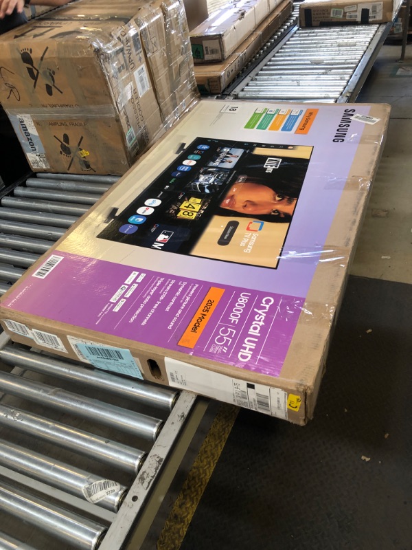 Photo 1 of Samsung 55-Inch Class Crystal UHD U8000F 4K Smart TV (2025 Model) Endless Free Content, Crystal Processor 4K, MetalStream Design, Knox Security, Alexa Built-in