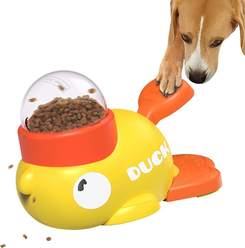 Photo 1 of Dog Interactive Treat Dispenser Toy, Food Puzzle Slow Feeder