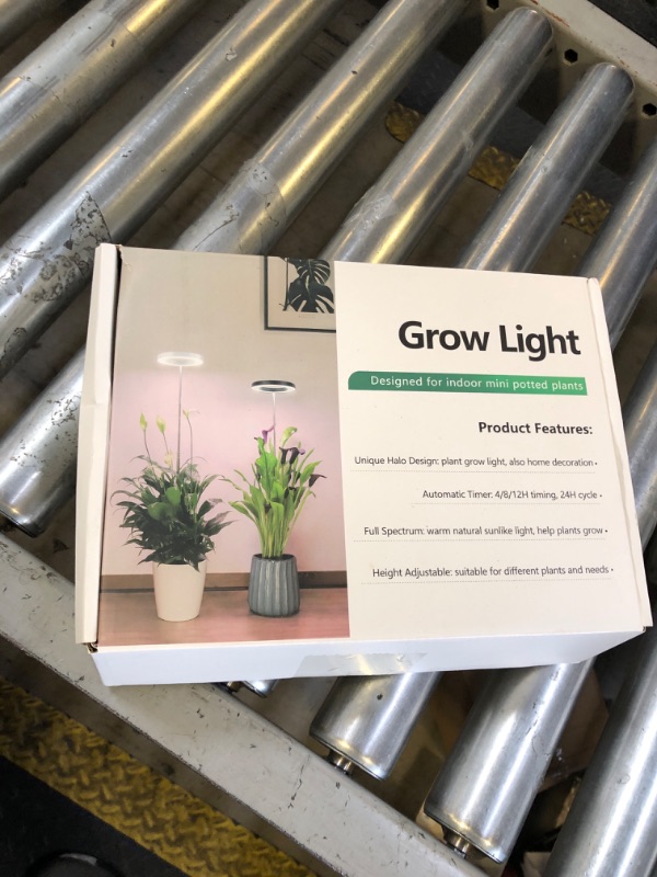 Photo 1 of LORDEM Plant Grow Light, Full Spectrum Plant Light for Indoor Plants, Brightness Adjustable LED Growing Lamp with Auto On/Off Timer 4H/8H/12H, Height Adjustable, 2 Packs of Black