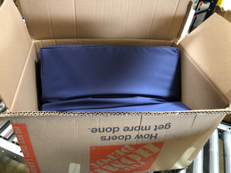 Photo 1 of Favoyard Deep Seat Patio Cushion Set 24 x 24 Inch Waterproof Outdoor Chair Cushions for Patio Furniture with Fade Resistant and Removable Cover with Handle & Adjustable Straps for Patio, Yard, Garden