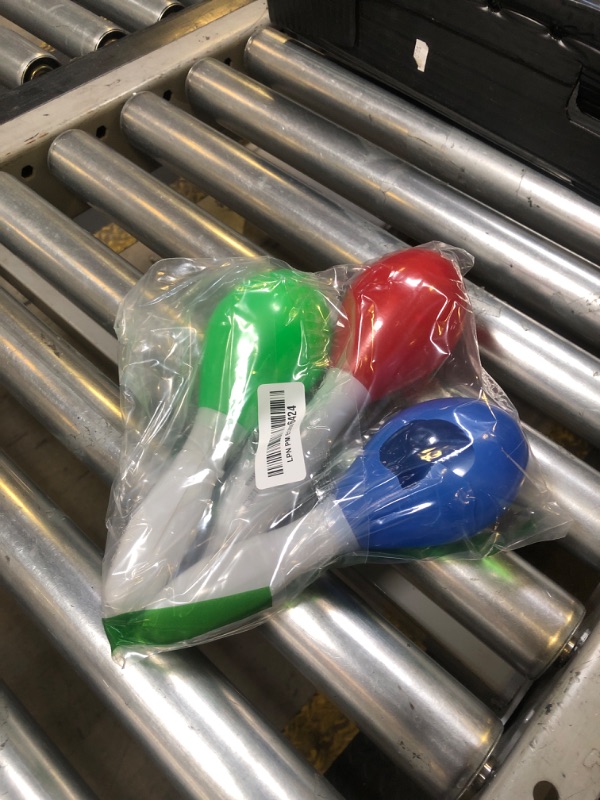 Photo 1 of ArtCreativity Light-Up Color Changing Maracas, Pack of 3, Flashing LED Music Hand Shakers, Fun Noise Makers and Toy Musical Instruments, Birthday Party Favors, Goodie Bag Fillers for Kids