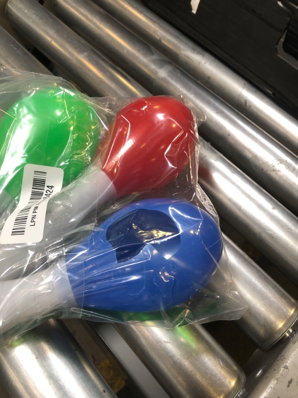 Photo 1 of ArtCreativity Light-Up Color Changing Maracas, Pack of 3, Flashing LED Music Hand Shakers, Fun Noise Makers and Toy Musical Instruments, Birthday Party Favors, Goodie Bag Fillers for Kids
