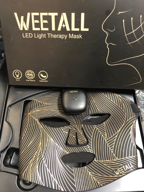 Photo 1 of Red Light Therapy Mask for Face - FDA-Cleared 400-850nm LED Red & Near-Infrared Light for Skin Rejuvenation, 8 Skin Care Modes, Home Beauty Device, Relaxing Birthday Mother’s Day Gifts for Women