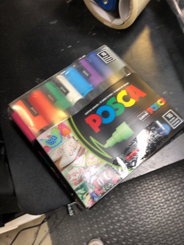 Photo 1 of Posca Paint Marker Pen - PC-5M Extra Fine 1.8-2.5 mm, 16 Colors