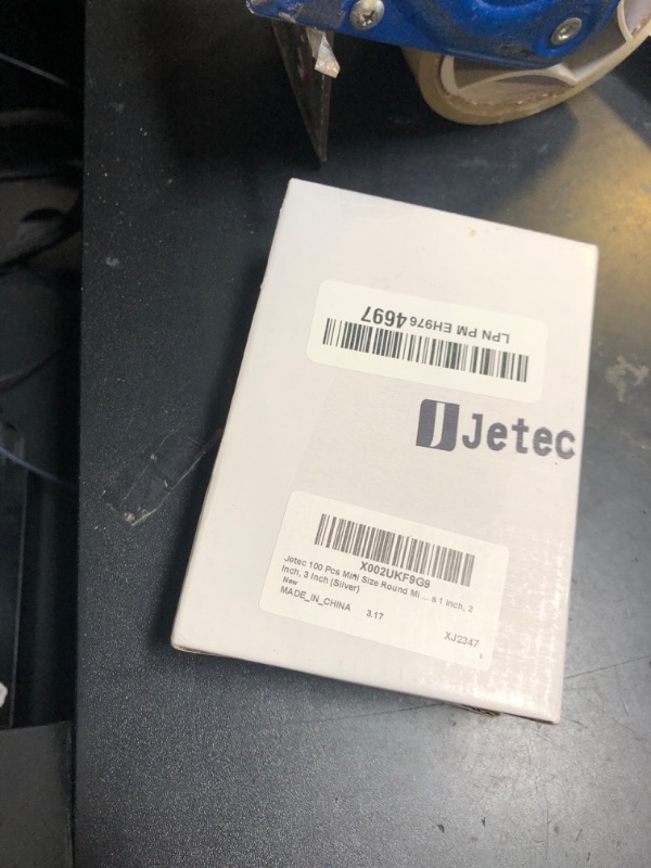 Photo 1 of Jetec 100 Pcs Mini Size Round Mirror Adhesive Mirror Tiles for Crafts and DIY Projects 1 Inch, 2 Inch, 3 Inch (Silver)
