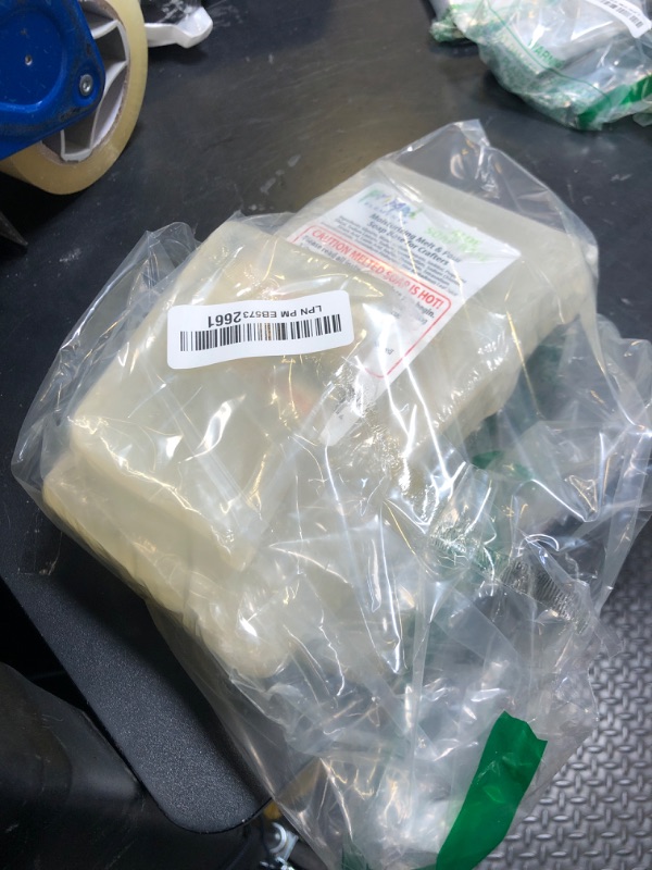 Photo 1 of Primal Elements Aloe Soap Base - Moisturizing Melt and Pour Glycerin Soap Base for Crafting and Soap Making, Vegan, Cruelty Free, Easy to Cut - 2 Pound