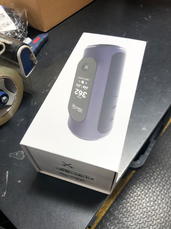 Photo 1 of Blue Tees Golf Player+ GPS Speaker with Touch Screen Display, 10+ Hours Battery, 40,000+ Courses, Visual + Audible Distance, Hazard Distance - IPX7 Waterproof (Navy)