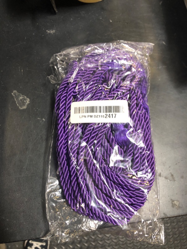 Photo 1 of HOVEOX 6 Pieces Graduation Cords Tassels Cord Honor Cords with Tassel Graduation Honor Cords for Graduation Students (Purple)