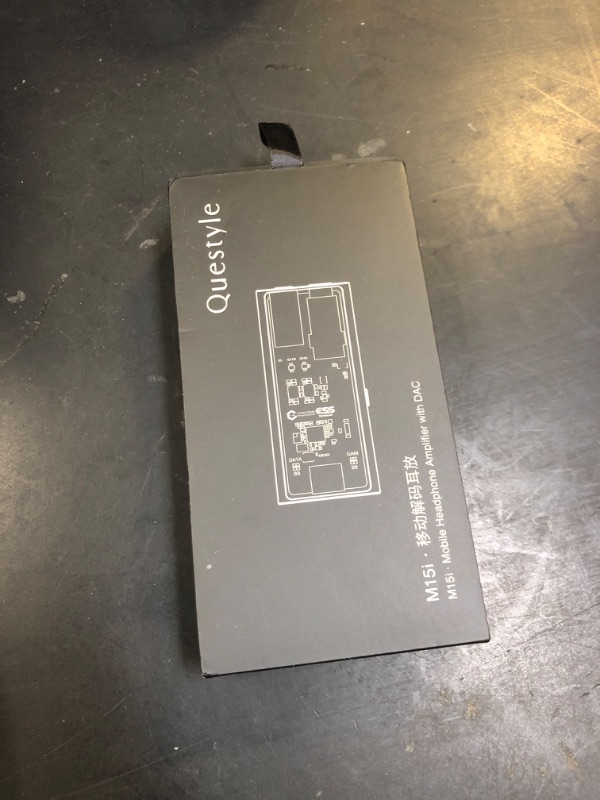 Photo 1 of Questyle M15i Headphone Amplifier [MFi Certified] Portable USB DAC Amps with 4.4mm and 3.5mm Dual Outputs Supports PCM 768kHz/DSD512 High Resolution Lossless for Smartphones/PC/Laptops