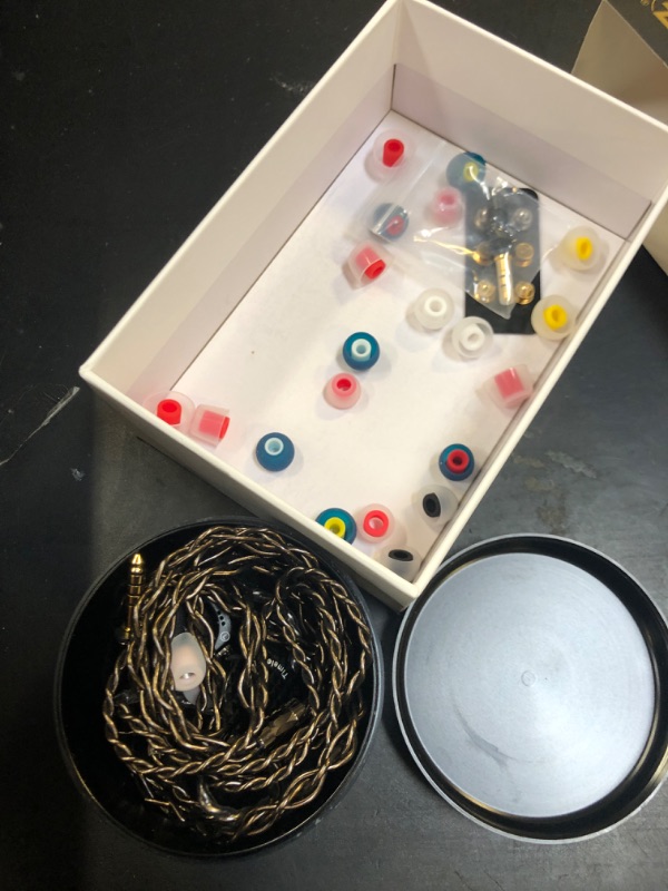 Photo 1 of Linsoul 7Hz Timeless II in Ear Monitor, Upgraded 14.5mm Planar Magnetic Driver IEM, Wired Earbuds, with Tunable Nozzle and 7N OCC IEM Cable for Musician Audiophile (Timeless II)