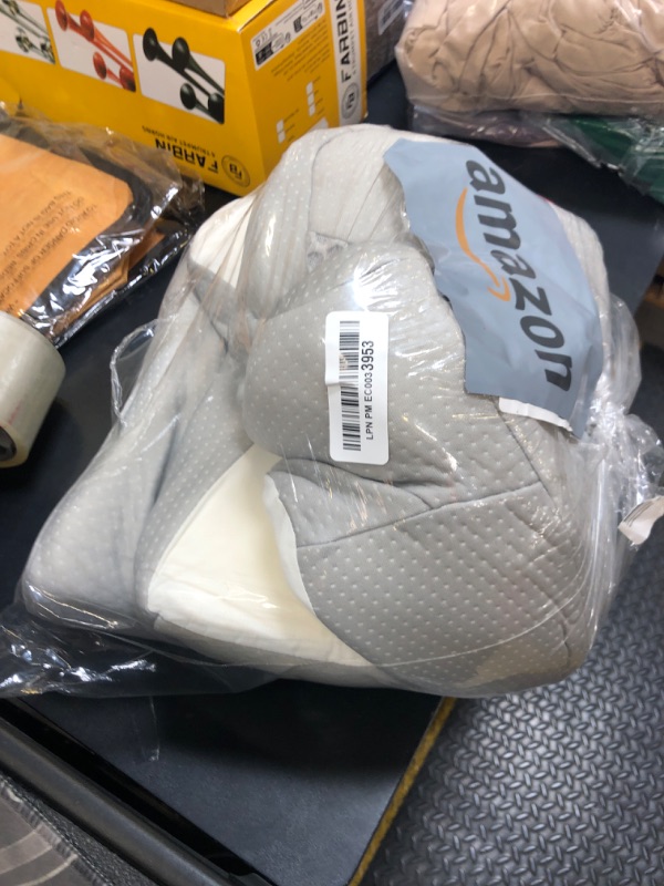 Photo 1 of Ultra Pain Relief Cooling Pillow for Neck Support, Adjustable Cervical Pillow Cozy Sleeping, Odorless Ergonomic Contour Memory Foam Pillows, Orthopedic Bed Pillow for Side Back Stomach Sleeper