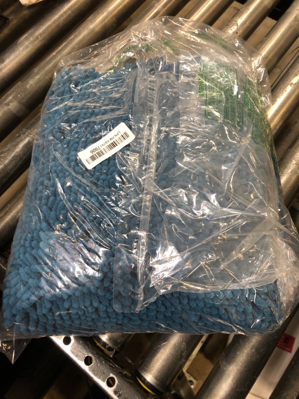 Photo 1 of OLANLY Bathroom Rugs 47x24, Extra Soft Absorbent Chenille Bath Rugs, Rubber Backing Quick Dry, Machine Washable Bath Mats for Bathroom Floor, Tub and Shower, Home Decor Accessories, Peacock Blue